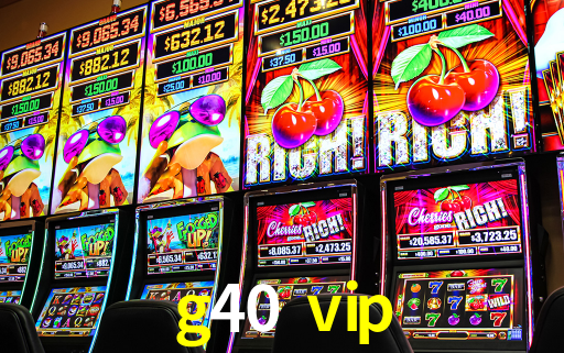 g40 vip App Interface